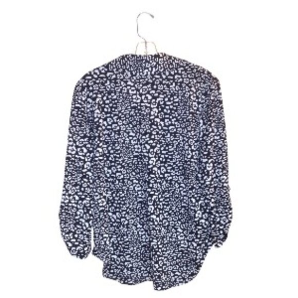 Fred David Long Sleeve Pullover Blouse Top Large - Picture 2 of 5